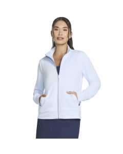 Skechers Go Walk Everywhere Full Zip Hoodless W3JA261-BLSL damskie bluzy, Niebieskie 001