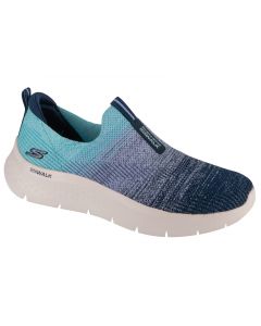 Skechers Go Walk Flex - Cali Sunset 124827-NVAQ damskie buty sneakers, Niebieskie 001