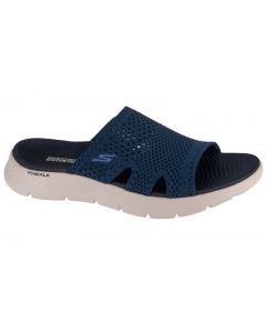 Skechers Go Walk Flex Sandal - Elation 141425-NVY damskie klapki, Granatowe 001