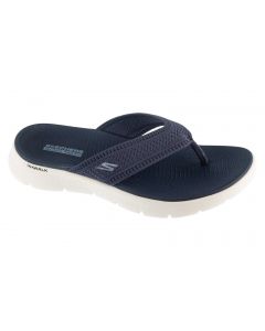 Skechers Go Walk Flex Sandal - Holly 141459-NVW damskie japonki, Granatowe 001