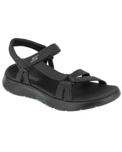 Skechers Go Walk Flex Sandal - Sublime 141451-BBK damskie sandały, Czarne 001