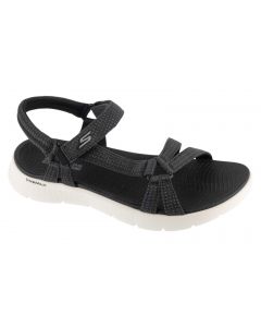 Skechers Go Walk Flex Sandal - Sublime 141451-BKW damskie sandały, Czarne 001
