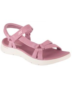 Skechers Go Walk Flex Sandal - Sublime 141451-MVE damskie sandały, Różowe 001