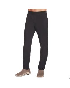 Skechers Go Walk Motion Pants MPT137-BLK męskie spodnie, Czarne 001