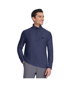 Skechers GoDri All Day 1/4 Zip LT71-NVY męskie bluzy, Granatowe 001