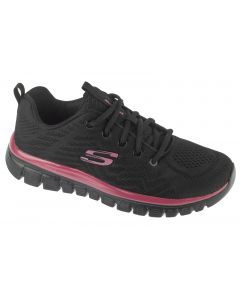 Skechers Graceful - Get Connected 12615-BKMV damskie buty sneakers, Czarne 001