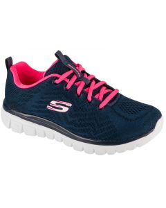 Skechers Graceful - Get Connected 12615W-NVHP damskie buty sneakers, Granatowe 001