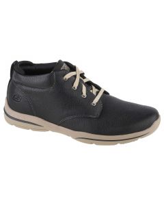 Skechers Harper Melden 64857-BLK męskie trzewiki, Czarne 001