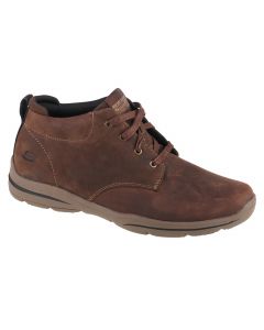 Skechers Harper Melden 64857-CHOC męskie trzewiki, Brązowe 001