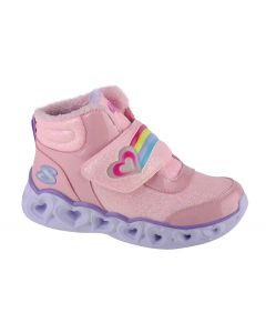 Skechers Heart Lights - Brilliant Rainbow 302669L-PKLV dla dziewczynki buty zimowe, Różowe 001