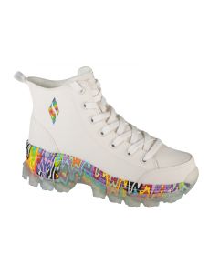 Skechers Jen Stark: Hi-Ryze - See-Thru Drip 177963-WMLT damskie buty sneakers, Białe 001