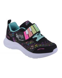 Skechers Jumpsters 2.0 Skech Tunes 302219L-BKMT dla dziewczynki buty sneakers, Czarne 001