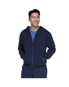 Skechers Max Soft Full Zip Hoodie JA507-NVY męskie bluzy, Granatowe 001