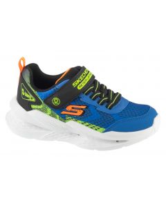 Skechers Meteor-Lights - Krendox 401490LC-BLBK dla chłopca buty sneakers, Niebieskie 001