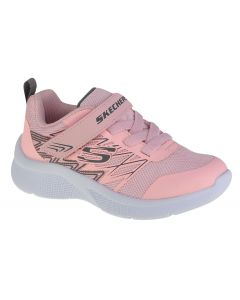 Skechers Microspec-Bold Delight 302468N-LTPK dla dziewczynki buty sneakers, Różowe 001