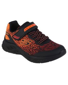 Skechers Microspec II 403920L-BKRD dla chłopca buty sneakers, Czerwone 001