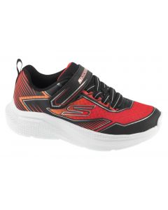 Skechers Microspec Velocity - Grid Drift 404127L-BKRD dla chłopca buty sneakers, Czerwone 001