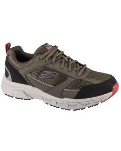 Skechers Oak Canyon-Verketta 51898-OLBK męskie buty sneakers, Zielone 001