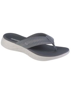 Skechers On The Go 600 - Favorite 140701-GRY damskie japonki, Szare 001