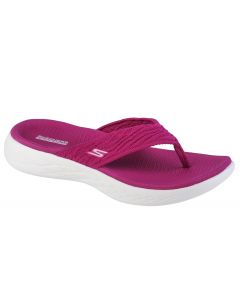 Skechers On The Go 600 Sunny 140037-FUS damskie japonki, Fioletowe 001