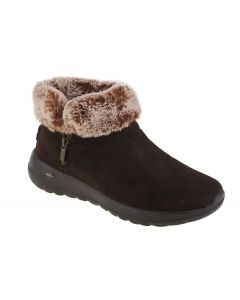 Skechers On The Go Joy-Savvy 144003-CHOC damskie buty zimowe, Brązowe 001