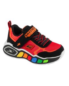 Skechers Play Scene 407606N-BKRD dla chłopca buty sneakers, Czarne 001