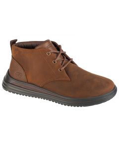 Skechers Proven - Yermo 204670-CDB męskie trzewiki, Brązowe 001