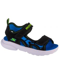 Skechers Razor-Splash - Aqua Buddies 406513L-BBLM dla chłopca sandały, Czarne 001