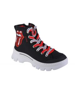 Skechers Rolling Stones Roadies Surge - Lick It 177967-BKRD damskie buty sneakers, Czarne 001