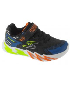 Skechers S-Lights: Flex-Glow Bolt 400138L-BKBL dla chłopca buty sneakers, Czarne 001
