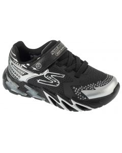 Skechers S-Lights: Flex-Glow Bolt 400138L-BKSL dla chłopca buty sneakers, Czarne 001