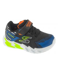 Skechers S-Lights: Flex-Glow Bolt 400138N-BKBL dla chłopca buty sneakers, Czarne 001