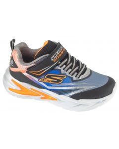 Skechers S-Lights: Flex-Glow Ultra 400139L-BKSL dla chłopca buty sneakers, Szare 001