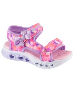 Skechers S-Lights: Flutter Hearts Sandal - Blurry Love 303110L-PKLV dla dziewczynki sandały, Różowe 001