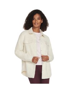 Skechers Sherpa Jacket JA182-CRW damskie kurtki, Beżowe 001