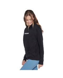 Skechers Signature Pullover Hoodie WHD69-BLK damskie bluzy, Czarne 001