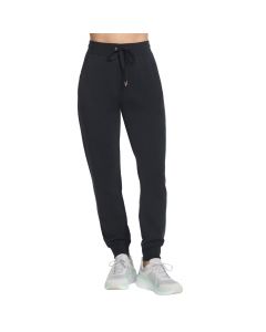 Skechers Skechluxe Elevate Jogger Pant PT149-BLK damskie spodnie, Czarne 001