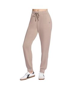 Skechers Skechluxe Elevate Jogger Pant PT149-TPBR damskie spodnie, Beżowe 001