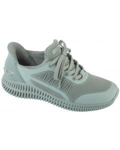 Skechers Slip-Ins: Bobs Geo Lite - Divine Pace 117413-SAGE damskie buty sneakers, Zielone 001