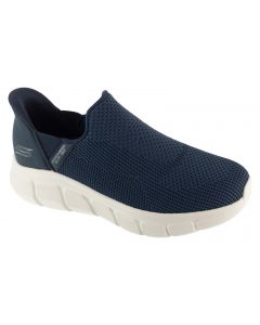 Skechers Slip-Ins: Bobs Sport B Flex - Resilient Edge 118306-NVY męskie buty sneakers, Niebieskie 001