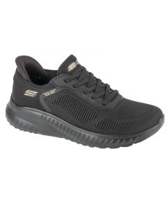 Skechers Slip-Ins: BOBS Sport Squad Chaos - Current Muse 117497-BBK damskie buty sneakers, Czarne 001