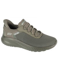 Skechers Slip-Ins: Bobs Squad Chaos - Tough Walk 118303-OLV męskie buty sneakers, Zielone 001