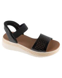 Skechers Slip-Ins: Bobs Sun Ray 114415-BLK damskie sandały, Czarne 001