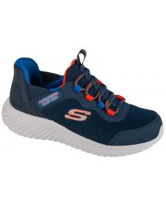 Skechers Slip-Ins: Bounder - Brisk-Burst 403822L-NVBL dla dziewczynki buty sneakers, Granatowe 001