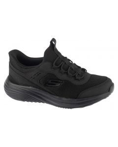 Skechers Slip-ins Bounder Pro 404208L-BBK dla chłopca buty sneakers, Czarne 001