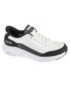 Skechers Slip-ins: Contour Foam - Cozy Fit 150404-WBK damskie buty sneakers, Białe 001