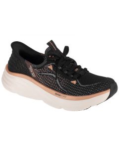 Skechers Slip-Ins: D'lux Vapor - Evening Glow 150584-BKRG damskie buty sneakers, Czarne 001