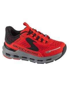 Skechers Slip-ins Glide-Step Plus-Vista-Lane 404203L-RDBK dla chłopca buty sneakers, Czerwone 001
