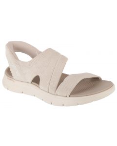 Skechers Slip-Ins: Go Walk Flex Sandal - Enticing 141482-NAT damskie sandały, Szare 001