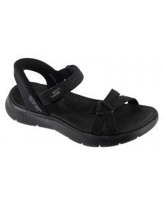Skechers Slip-Ins: Go Walk Flex Sandal - Illuminate 141481-BBK damskie sandały, Czarne 001